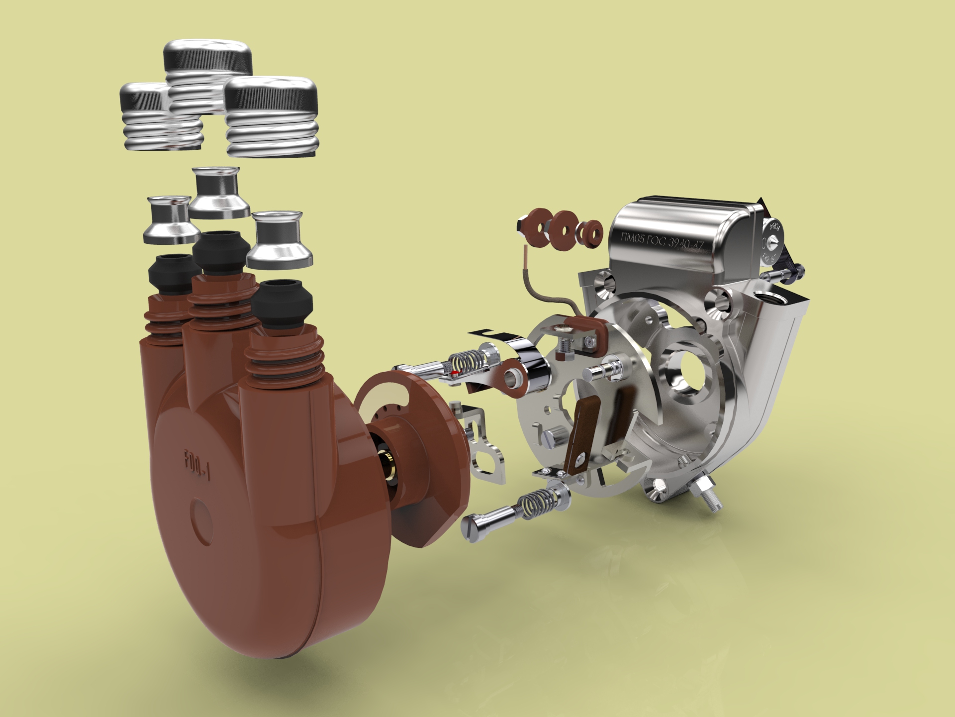 摩托车分配器总成